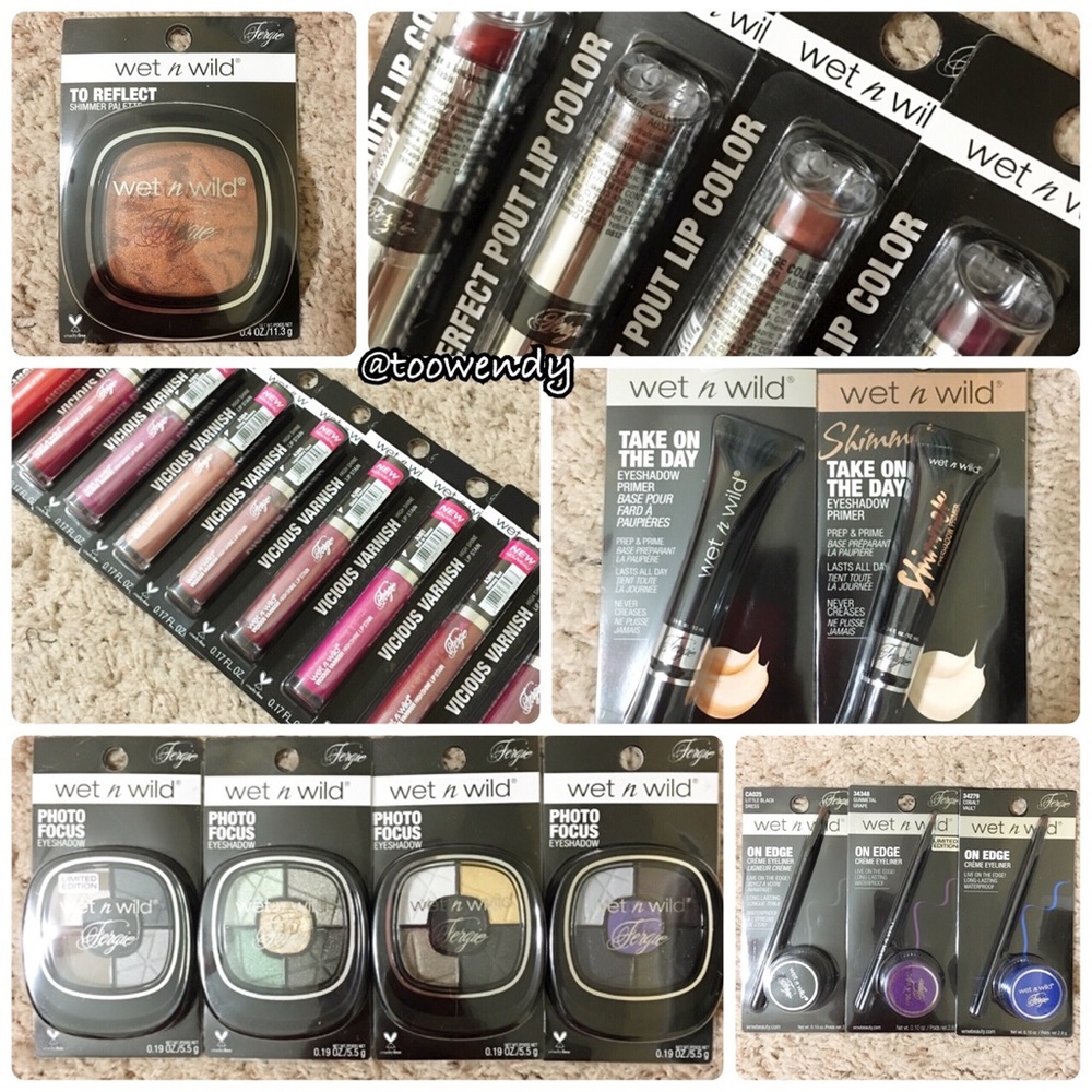 Wet N Wild Fergie Makeup Bundle Lot Set